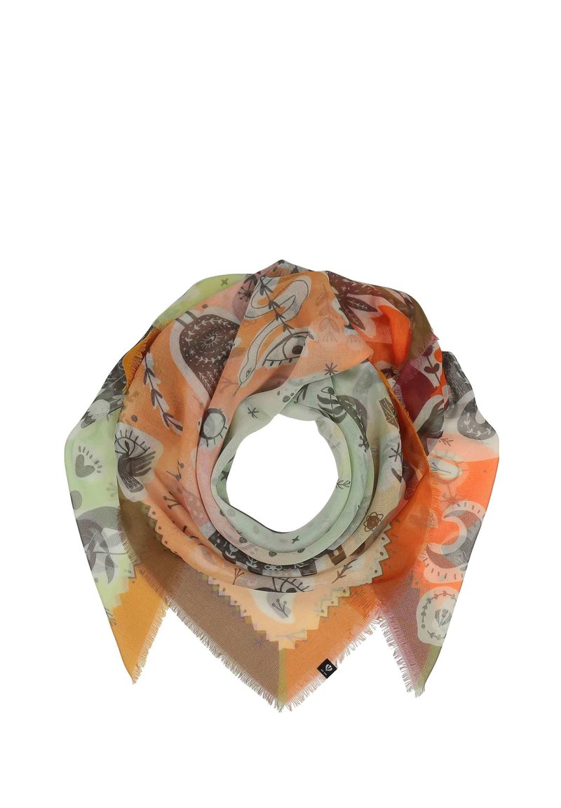 FRAAS MYSTIC TUCH Foulard winter moss/dark green
