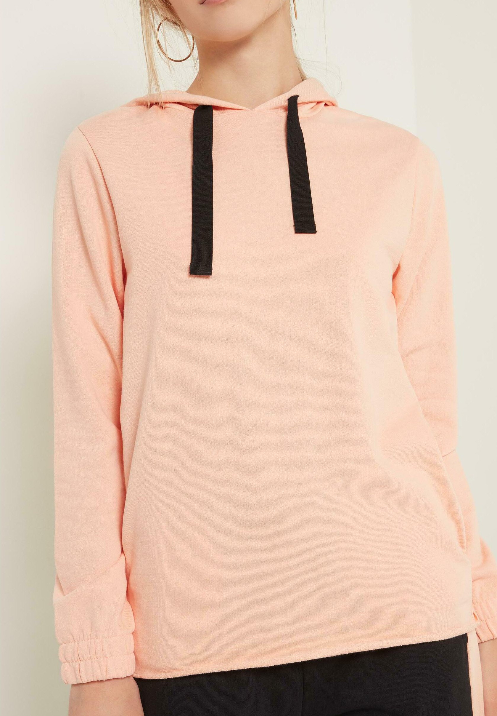 Tezenis Felpa con cappuccio - rosa chic/nero/rosa screziato - Zalando