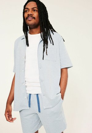 Kappahl, SEERSUCKER PYJAMA SHORTS - Nachtwäsche Hose - dark blue