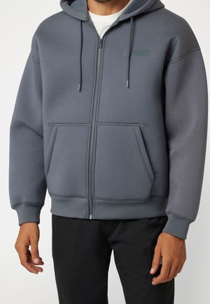 Tröja med dragkedja - grey