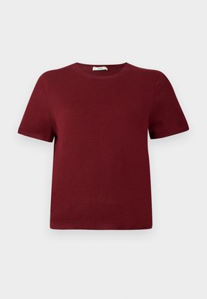 JDY JDYBODIL O NECK PULLOVER - Džemperis - cabernet