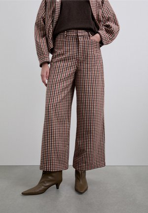 Scalpers OUSSY  - Broek - burgundy check
