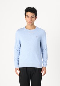 Tommy Hilfiger ESSENTIAL CREW NECK - Jumper - vessel blue