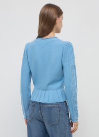 Calliope CON ROUCHES  - Strickpullover - azzurro