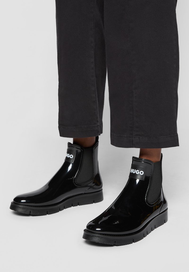 HUGO - LUNARA - Wellies - black, Enlarge