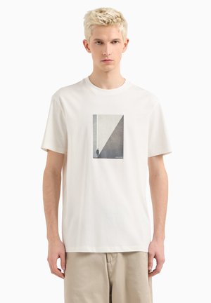 Camiseta estampada - blanc