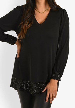 T-shirt à manches longues - black