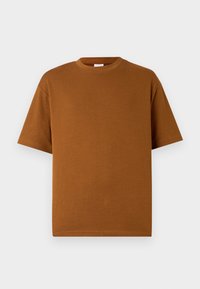 SLH LOOSE OSCAR O NECK TEE - Basic T-shirt - monks robe