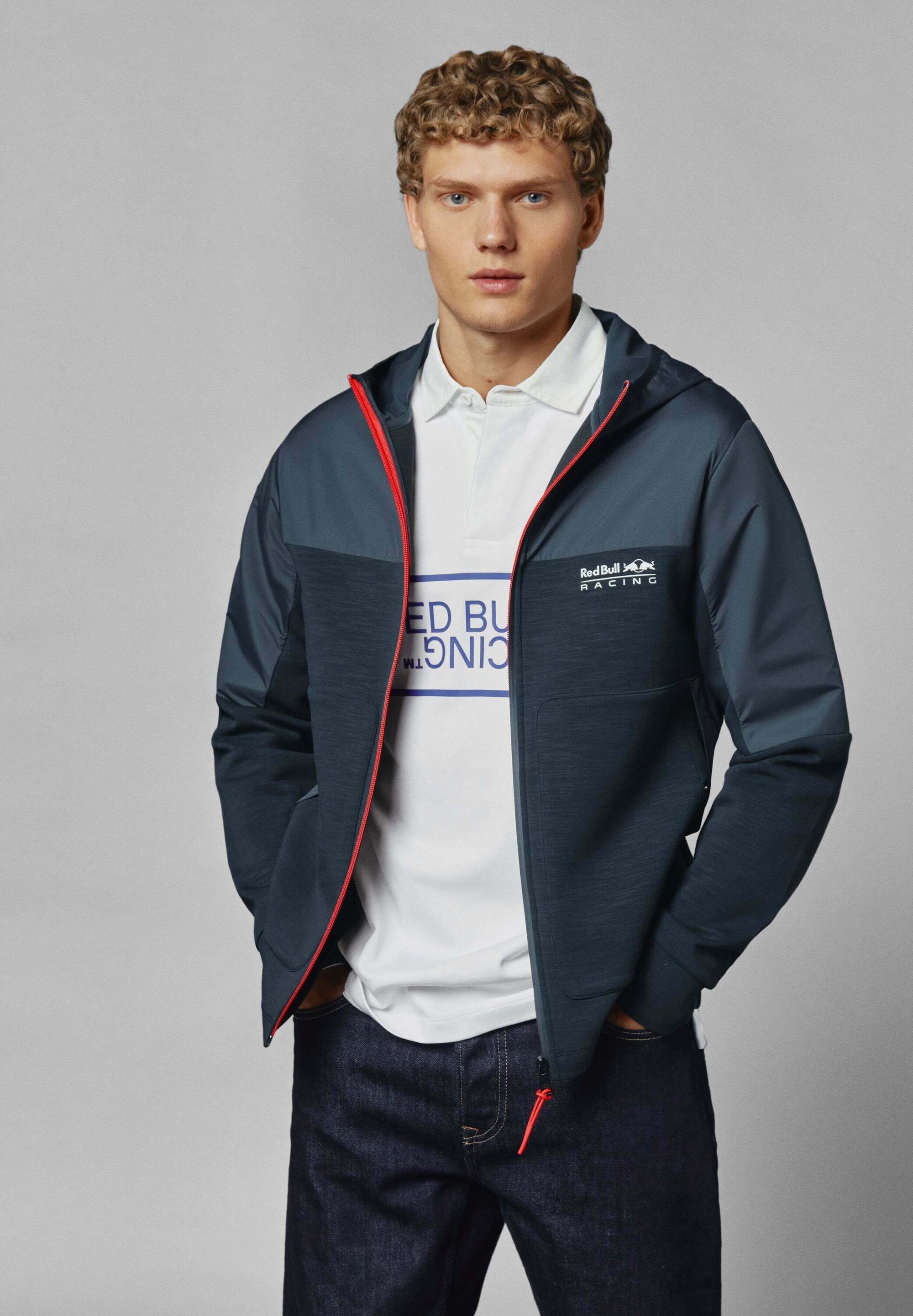 Red Bull Racing x Pepe Jeans Zip-up sweatshirt - dulwich blue/dark 