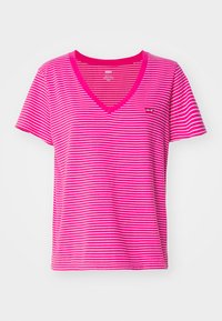 PERFECT VNECK - T-Shirt basic - annalise/pink