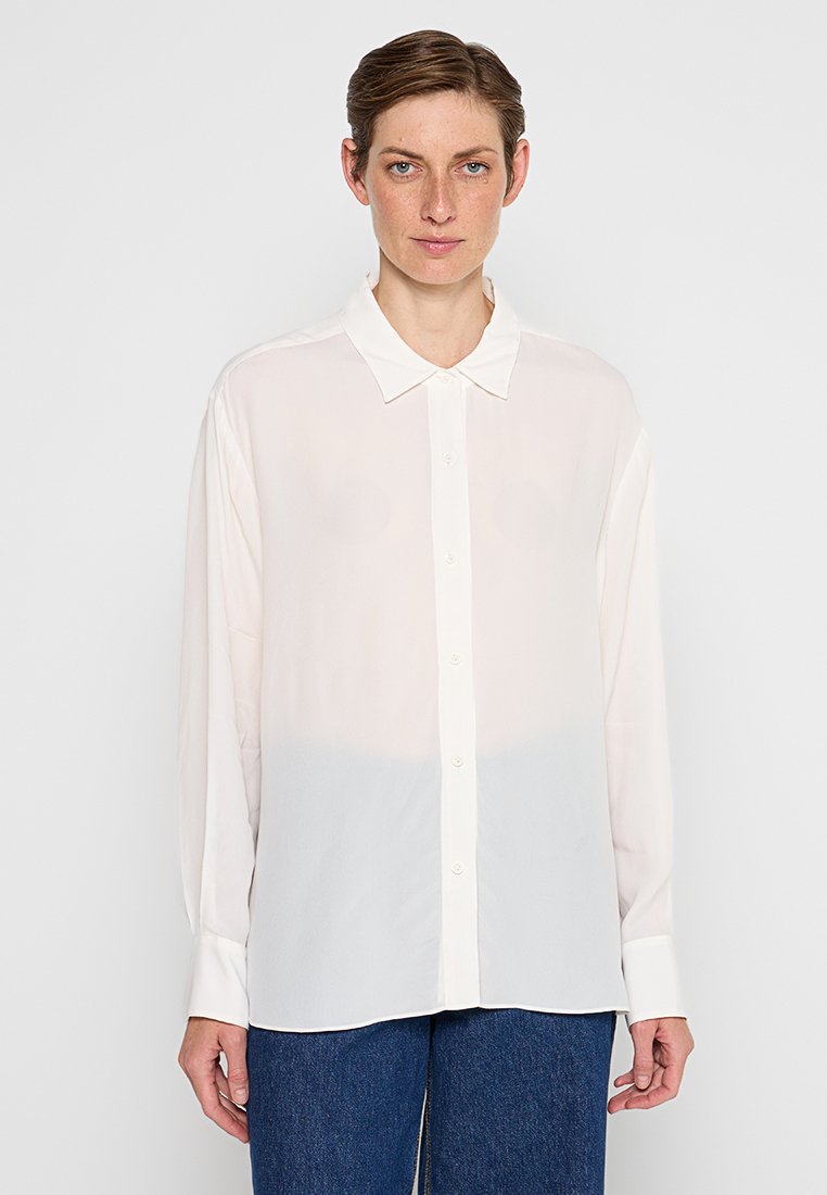 7 For All Mankind Overhemdblouse wit 7 For All Mankind Overhemdblouse wit