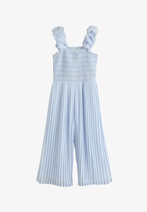 Baker by Ted Baker, REGULAR FIT - 3D FLORAL STRAPPY PLEATED WIDE LEG JUMPSUIT . - Kombinezon - blue