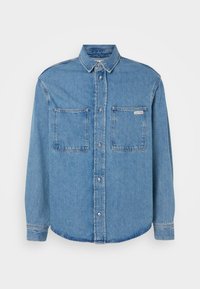 RELAXED SHIRT - Overhemd - denim medium