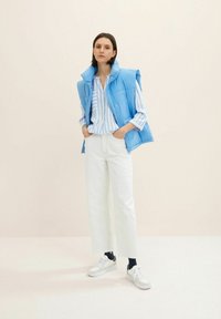 TOM TAILOR Blouse - dreamy blue offwhite stripe