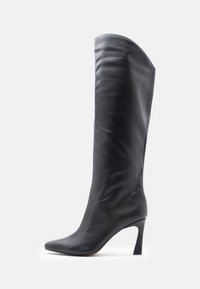 LEATHER - Botas de tacón - black