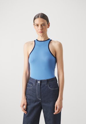 STRETCHY HALTER - Top - sapphire blue