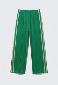 LOOSE STRAIGHT TRACKPANTS - Tracksuit bottoms - dark green