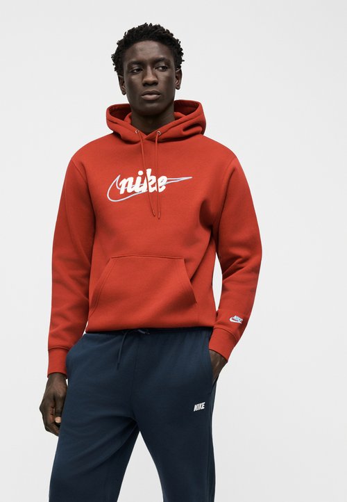 Nike CLUB VARSITY PANT - Tracksuit bottoms - obsidian/dark obsidian/white — photo 4