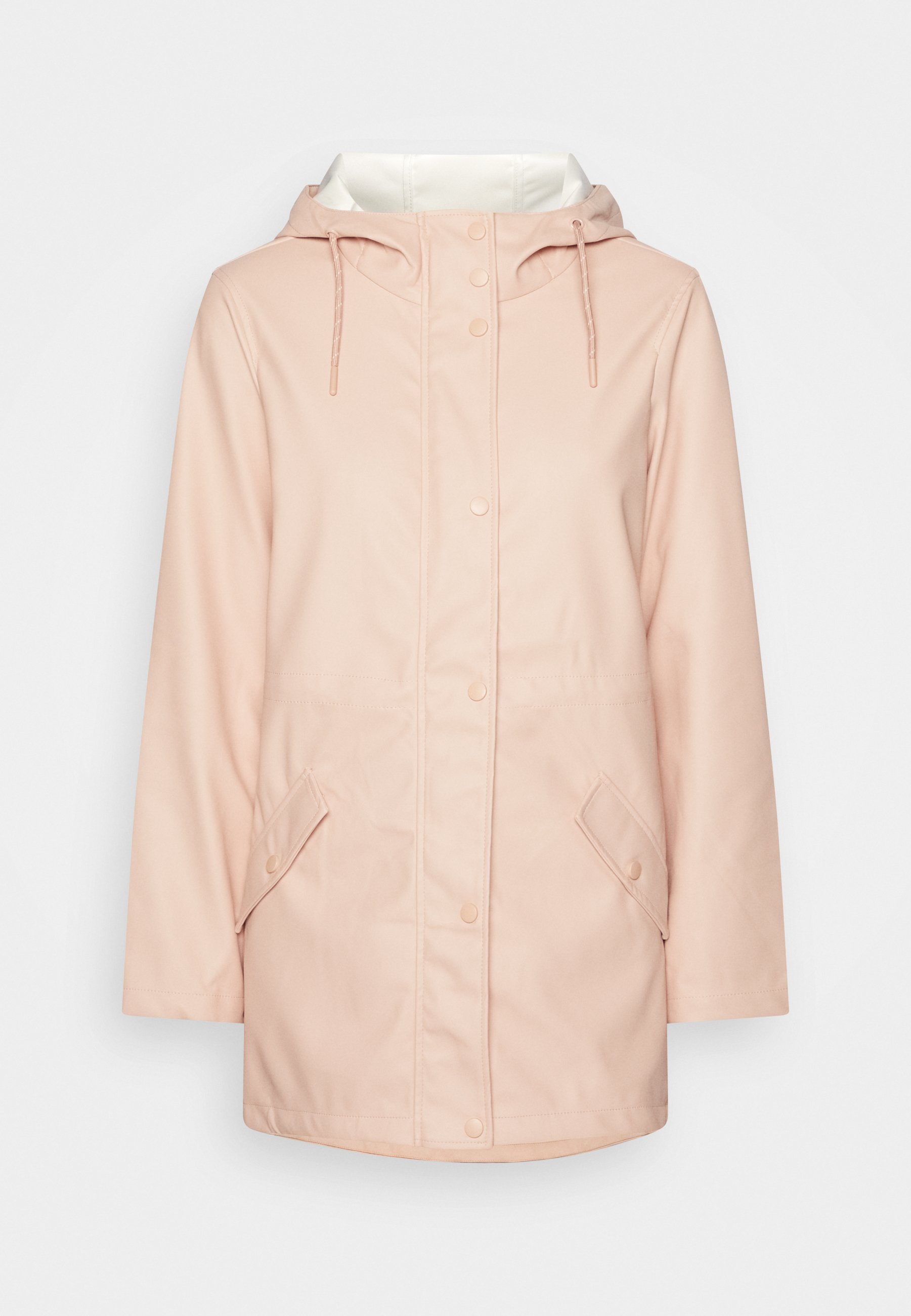 Pink rain jacket