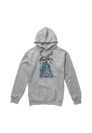 Cotton Soul, RAIL RIDERS - Hoodie - mottled light grey