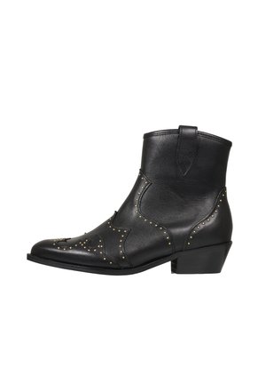 DWRS LYON STUDS - Cowboy-/Bikerlaarsjes - black