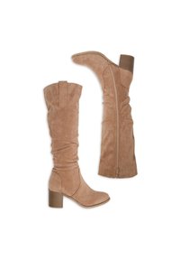 Jenny HIGH HEEL - Čižmy - beige