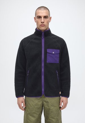Fjällräven, VARDAG - Яке от полар - black-dark violet
