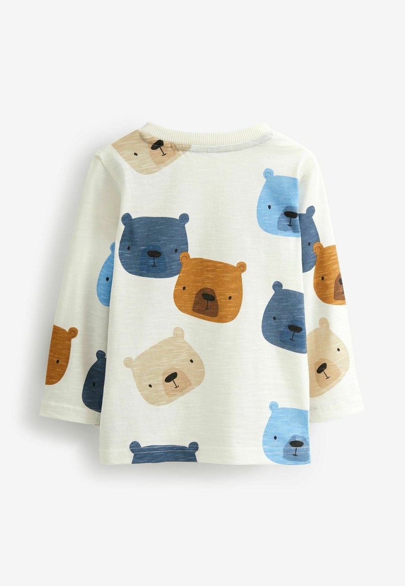 Next 3 PACK APPLIQUÉ TRANSPORT - Langarmshirt - blue brown 