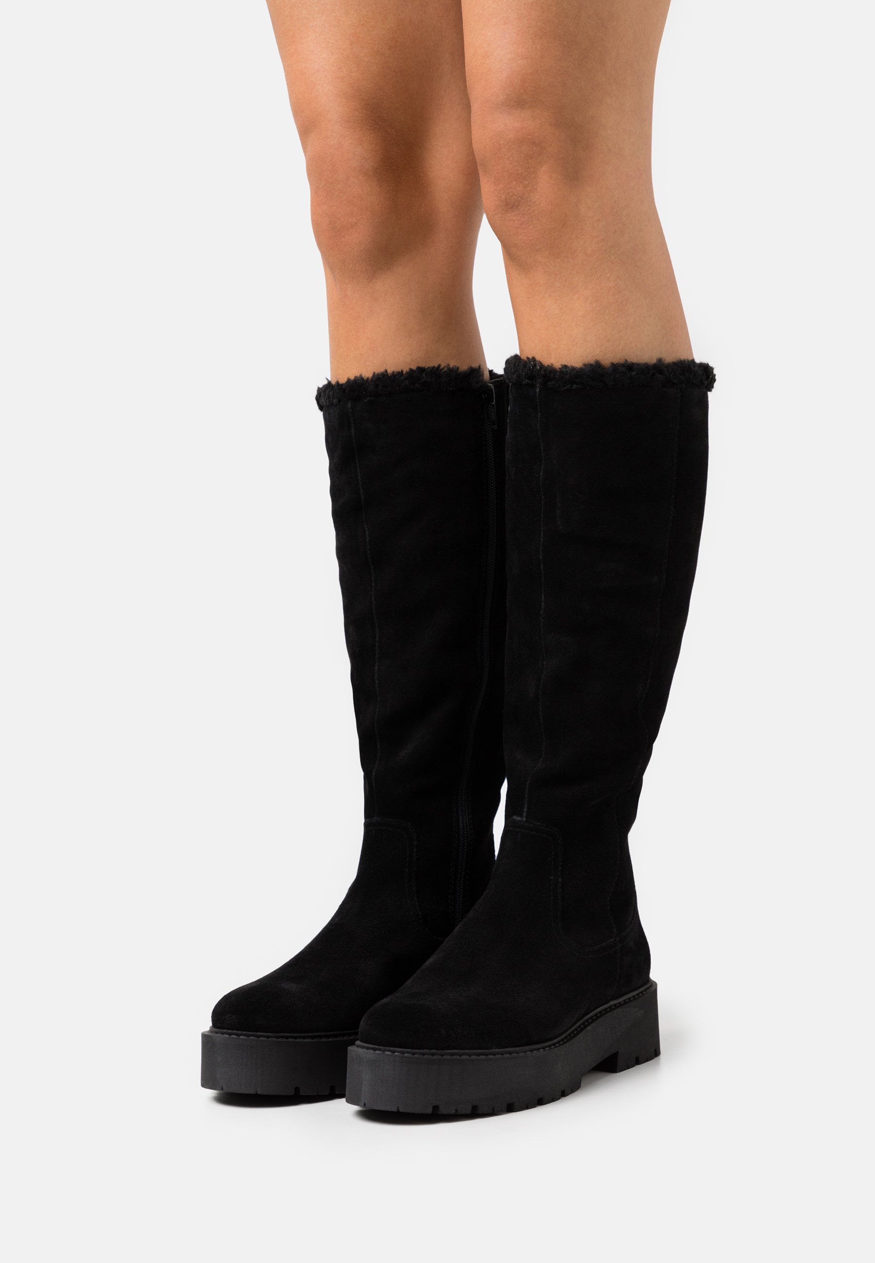 Anna Field LEATHER - Botas para la nieve - black/negro - Zalando.es