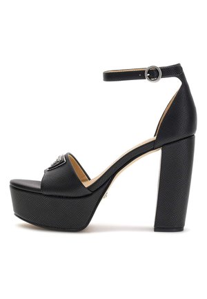 SETON LOGO - Sandale cu platformă - schwarz