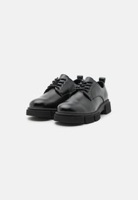 Zign LEATHER - Stringate - black