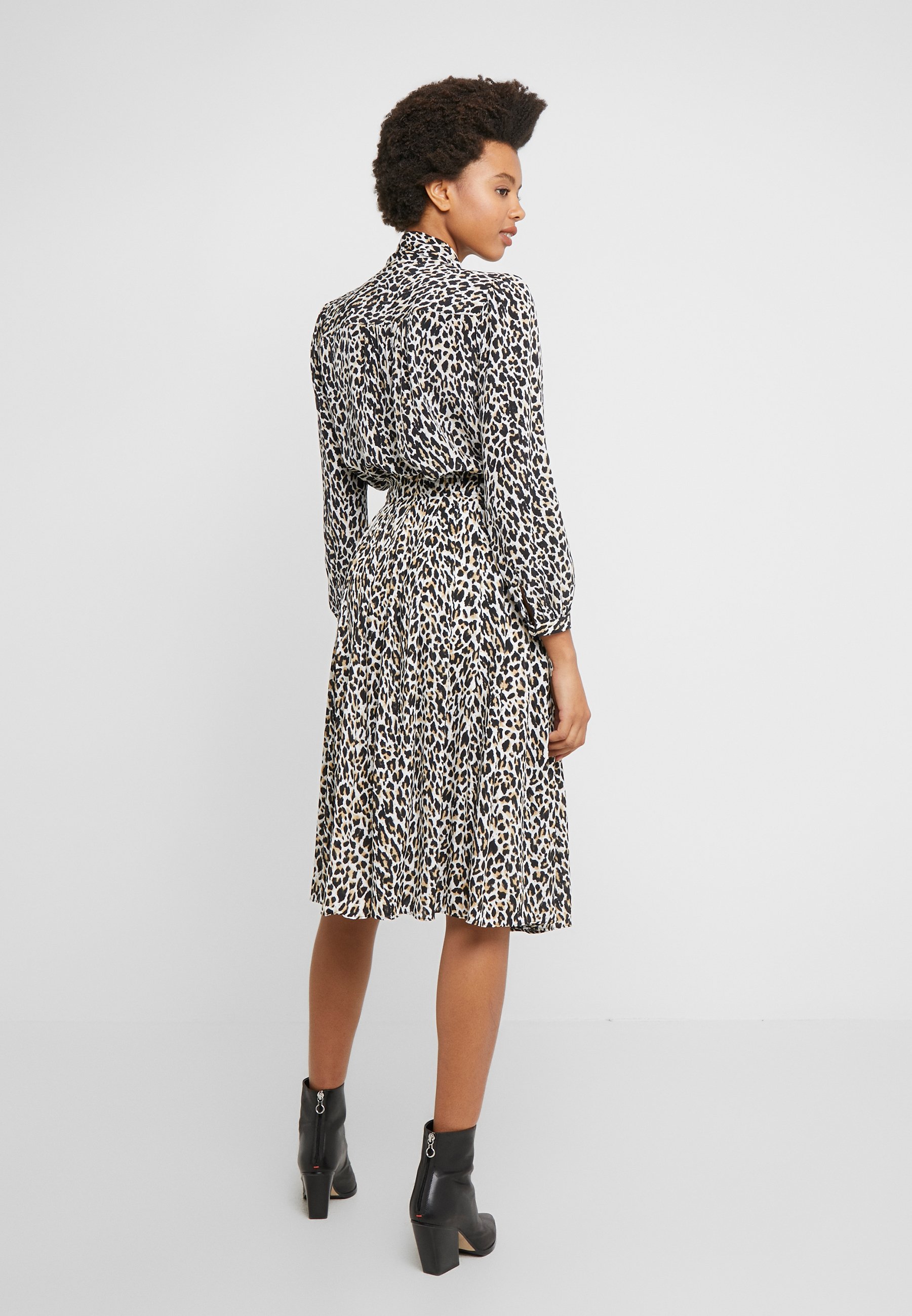 J.CREW OCELOT PLEATED LEOPARD SKIRT A line skjørt J.CREW LEOPARD CARLY DRESS Kjole ocelot multi Zalando.no