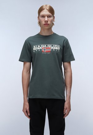 S-AYLMER - T-shirt imprimé - green urban