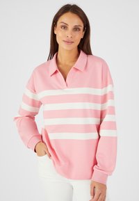Damart RAYÉ - Camiseta de manga larga - rose rayé