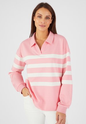 Damart RAYÉ - Camiseta de manga larga - rose rayé