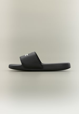 Lacoste SERVE SLIDE 125 - Natikače - black/white