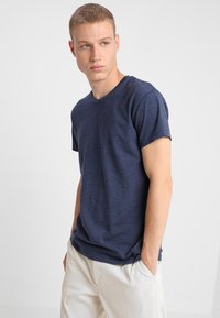 Samsøe Samsøe KRONOS  - Basic T-shirt - blue iris melange