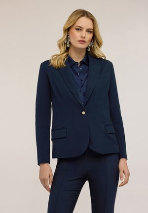 MONOPETTO CON A RIGHE - Blazer - blu
