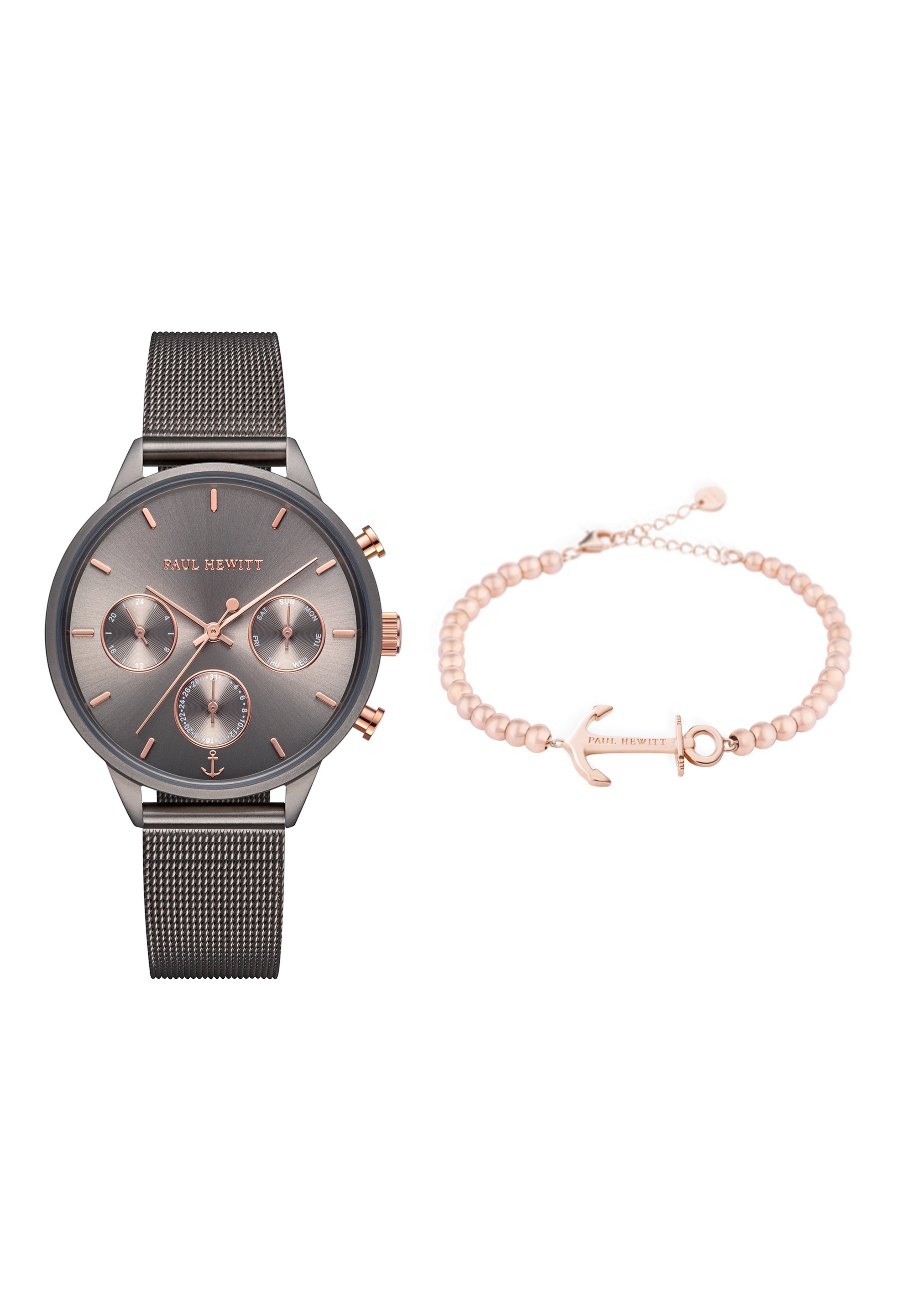 Roségold Paul Hewitt Damenuhr Everpulse Watch Kette Rosegold Paul