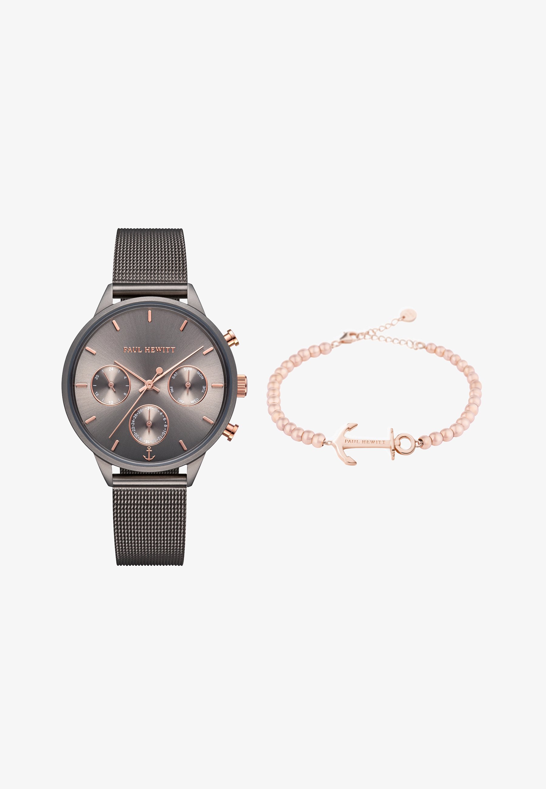 Roségold Paul Hewitt Damenuhr Everpulse Watch Kette Rosegold Paul
