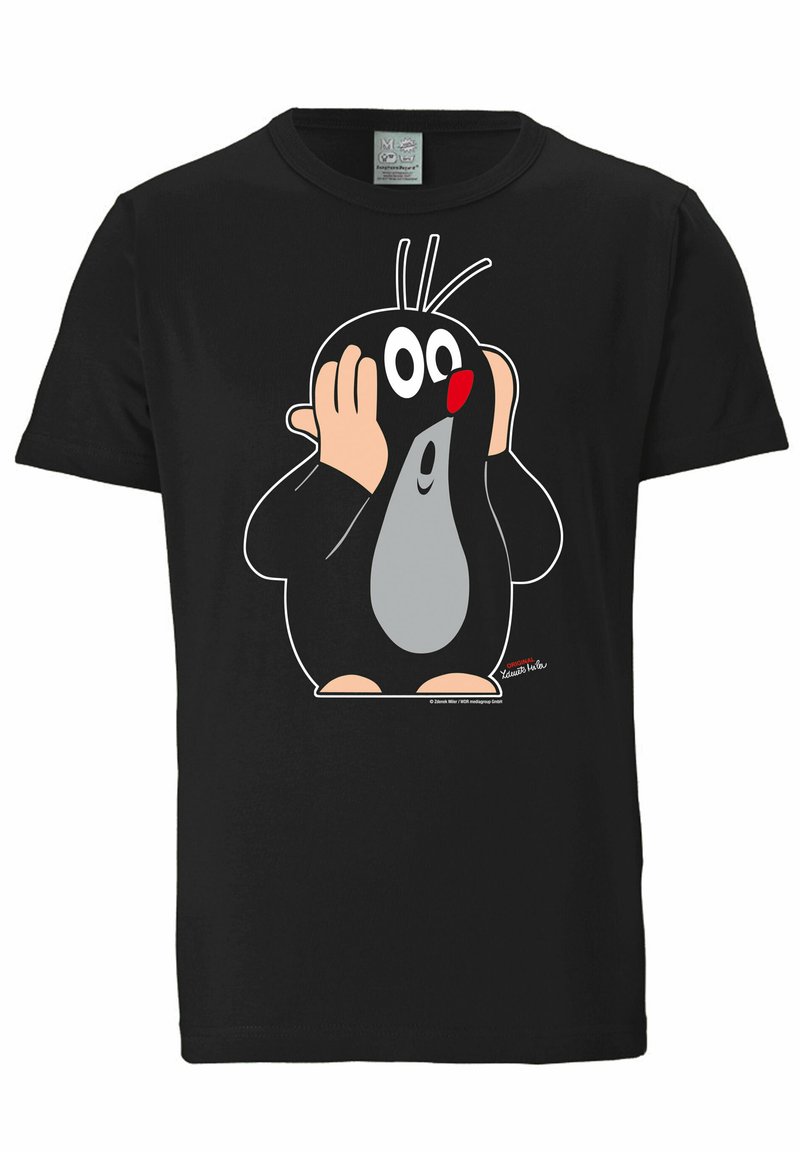 Herren T-Shirts basic | LOGOSHIRT T-Shirt print schwarz - RV12526 Herren T-Shirts basic | LOGOSHIRT T-Shirt print schwarz - RV12526