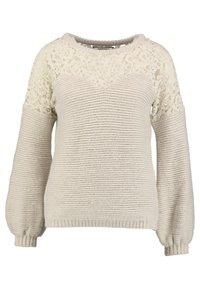 NAF NAF Stickad tröja - beige