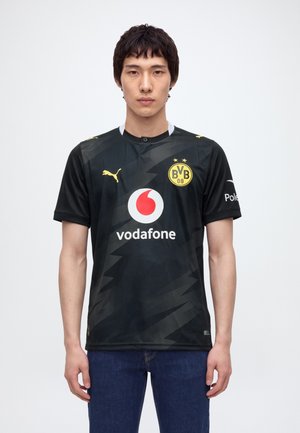 Puma, BVB DORTMUND AWAY JERSEY REPLICA - Футболна фланелка - black flat dark gray