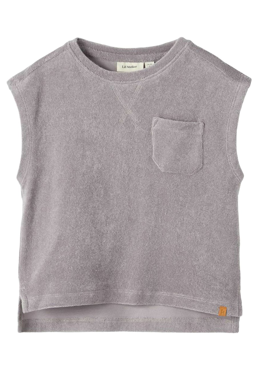 Lil' Atelier BOX FIT - Top - silver filigree/zilverkleurig - Zalando.nl