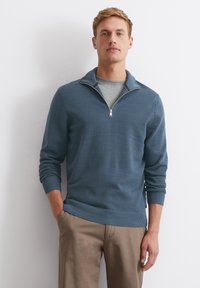 Marc O'Polo TROYER OTTOMAN STRUKTUR - Strickpullover - moon stone
