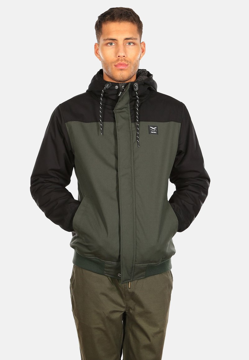 Iriedaily IRIESEGLER JACKET - Winterjacke - black olive