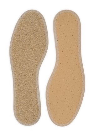 DRY FRESH - HOCHWERTIGE BARFUSS- ATMUNGSAKTIVE FÜR DEN SOMMER - ANTIBAKTERIELLE WIRKUNG DANK PAAR
 - Insole - beige
