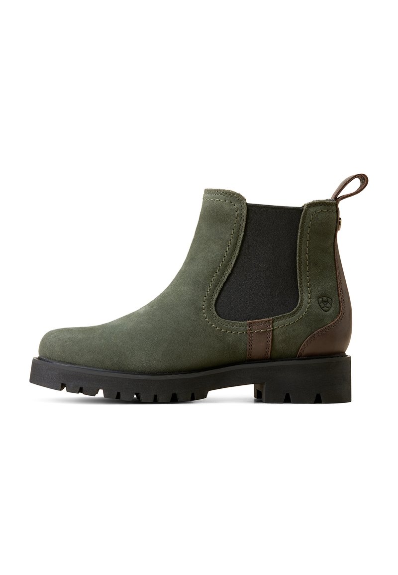 Ariat WEXFORD LUG WATERPROOF CHELSEA - Enkellaarsjes met plateauzool - forest night