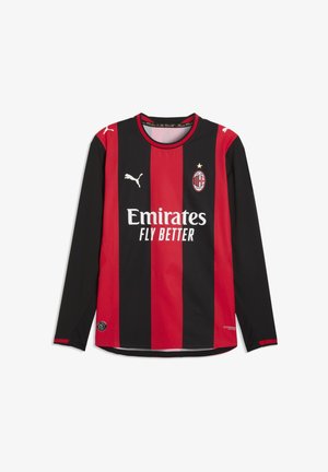 Puma, AC MILAN 26/27 AUTHENTIC LANGARM-HEIMTRIKOT - Voetbalshirt - black-for all time red