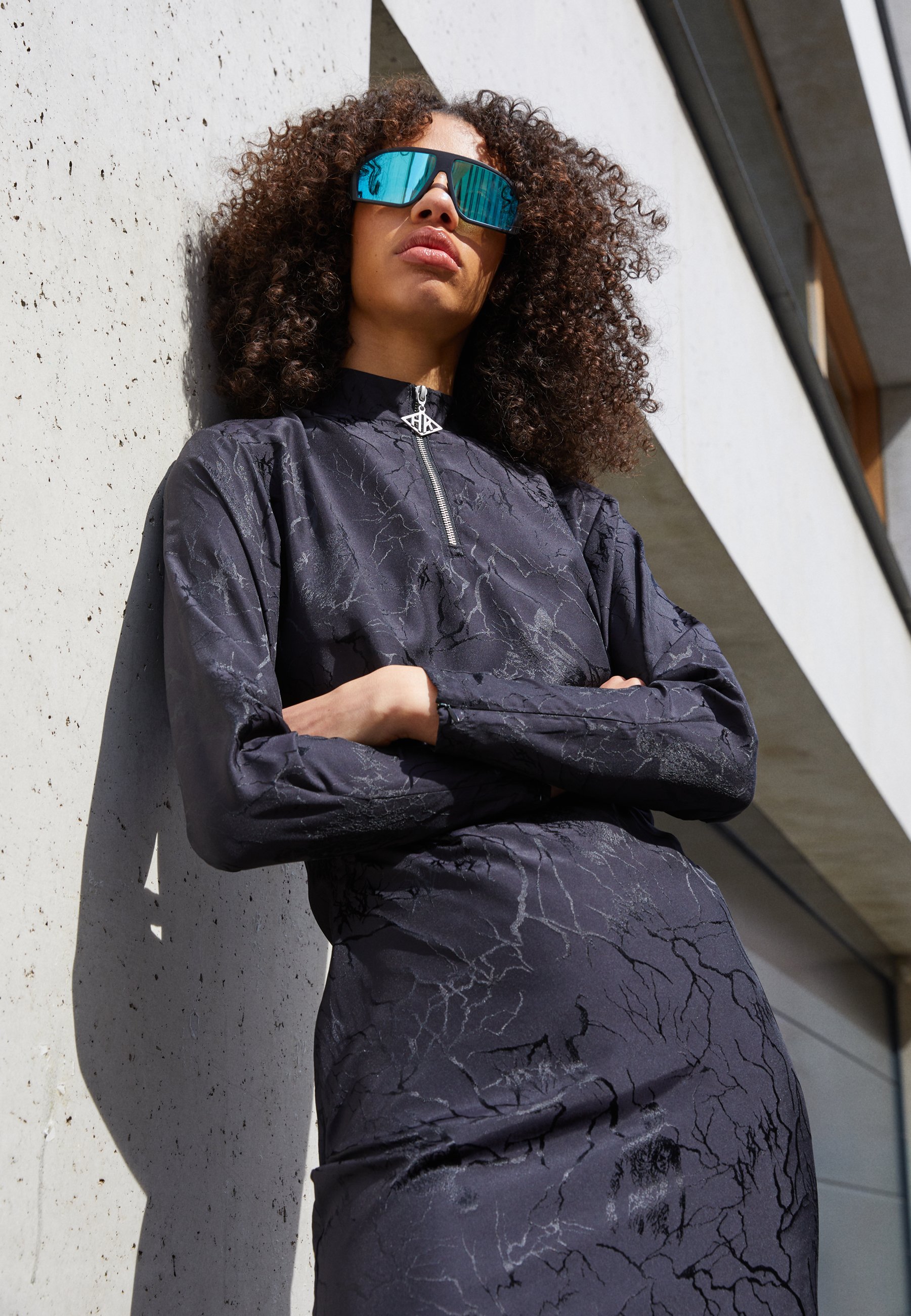 zip shift dress